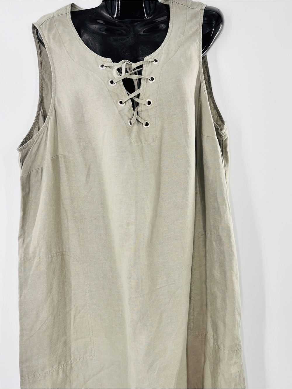 Adrienne Vittadini Dress Linen - Picture 2 of 9